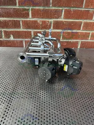 USED 5 ITT PURE FLO ADVANTAGE STAINLESS STEEL DIAPHRAGM VALVE W/ 1" SANITARY FITTING