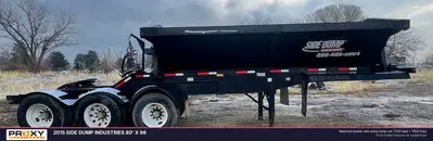 Used 2015 SIDE DUMP INDUSTRIES 80' X 96 Dump Trailers Utah US | Proxy Equipment #1381605