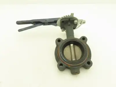 Nibco LD3022 3" Lug Butterfly Valve DN80 CF8M Stainless Disc 250psi w/Handle