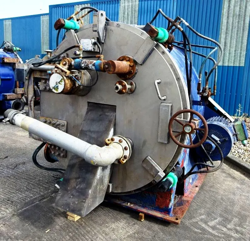 (7) Luwa-Heine HSZ 412 peeler centrifuges, Titanium.