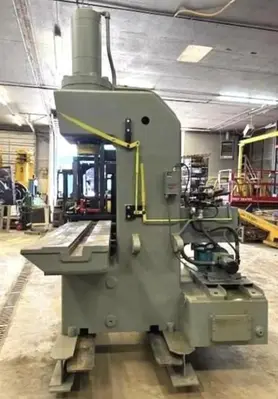 100 TON EITEL C-FRAME HYDRAULIC STRAIGHTENING PRESS. STOCK # 0436326