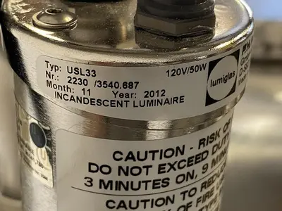 USED 2014 ALLEGHENY BRADFORD 171 LITER STAINLESS STEEL JACKETED REACTOR 45 PSI W/ AGITATOR