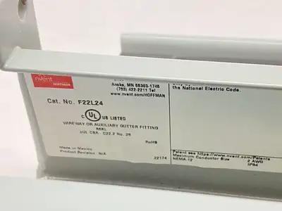 New | in-Stock HOFFMAN STRAIGHT SECTION LAY-IN HINGED-COVER 18030 NO HARDWARE Miscellaneous MRO | Maverick Industrial Sales #1121486
