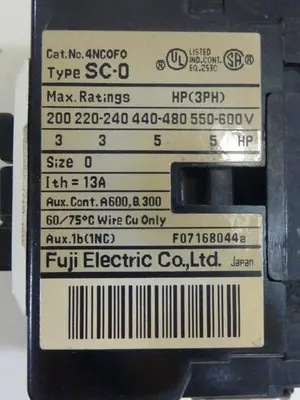 USED FUJI ELECTRIC SC-0 4NC0F0
