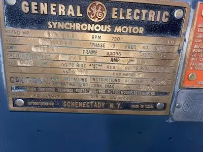 USED GENERAL ELECTRIC 8309S FRAME