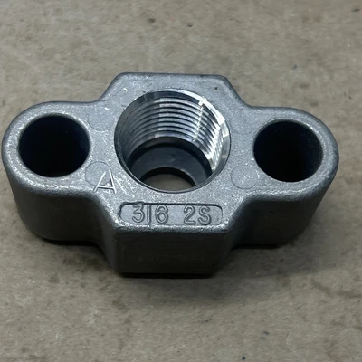 (2) Stainless Steel Process Connector 1/2” NPT NNB Fast Shipping! + Warranty