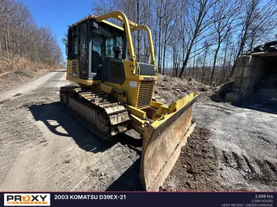 Used 2003 KOMATSU D39EX-21 Bulldozers Pennsylvania US | Proxy Equipment #1388624