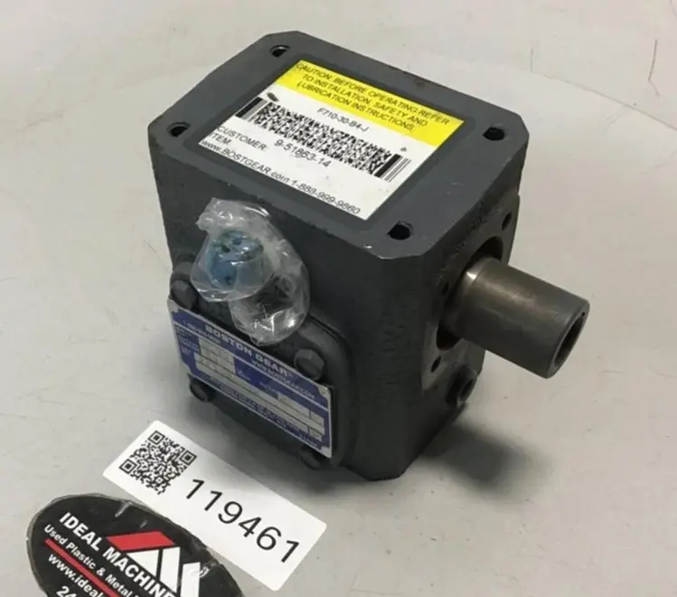 Used BOSTON GEAR F71030B4J Gearmotors Michigan US | Ideal Machinery #1232108