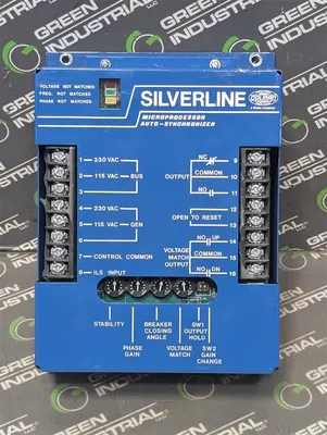 Barber Colman Siebe DYN2 90200 Silverline Microprocessor Auto-Synchronizer Used