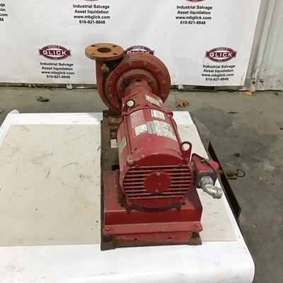 ITT Bell & Gossett 2 5BB 9 BF End Suction Pump 286GPM 7.5Ft 1800HP