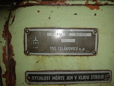 TOS Čelákovice Centre Lathe, in good used condition