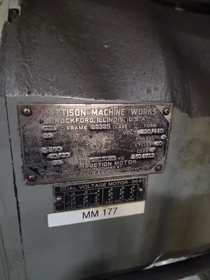 MATTISON 1236 Reciprocating Surface Grinders | Bud's Equipment Sales (4)