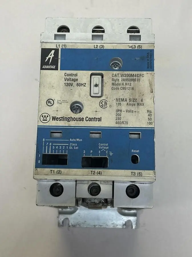 USED WESTINGHOUSE W200M4CFC