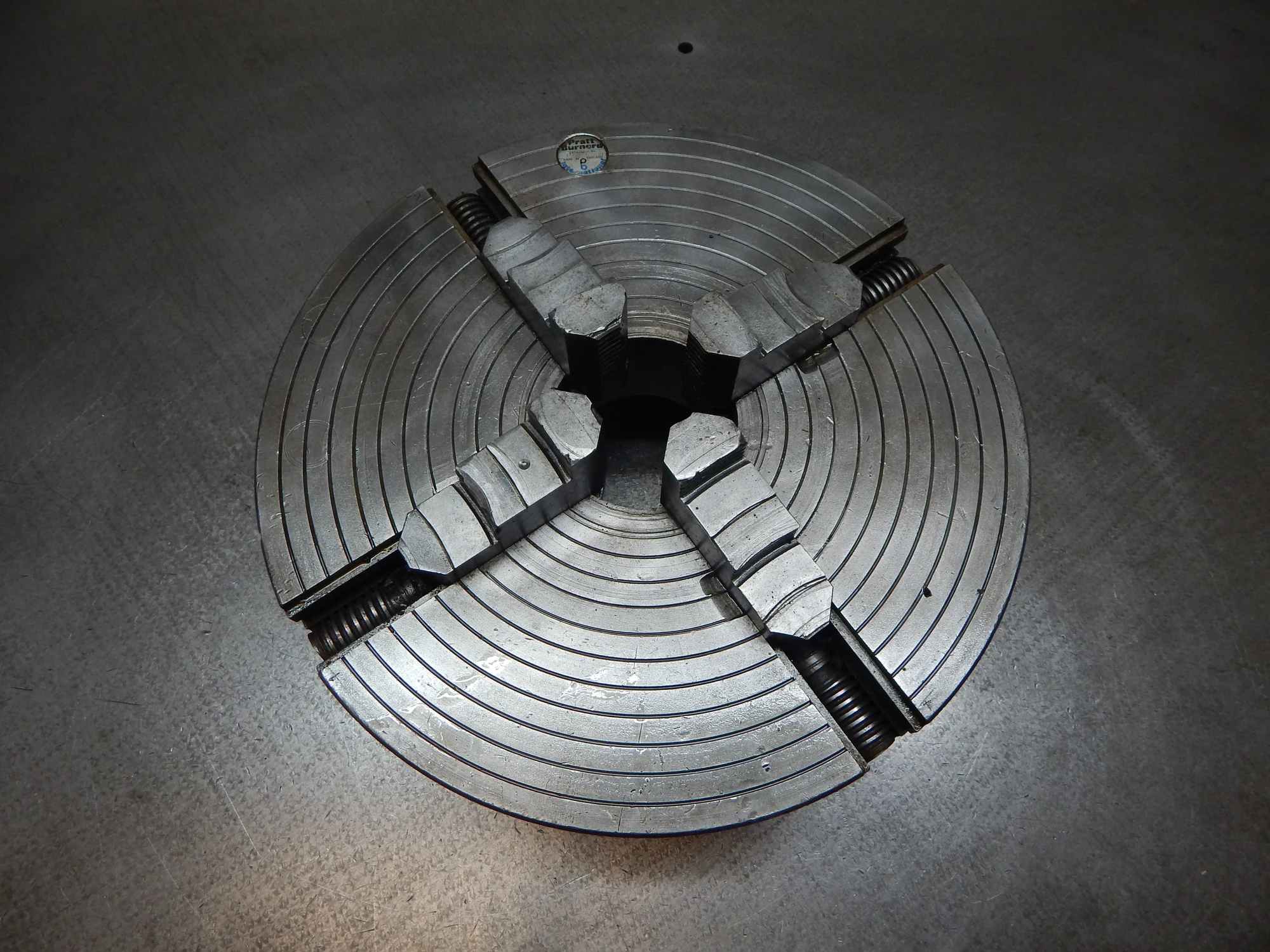16" PRATT BURNERD 4 Jaw Chuck D1-11 ENGLAND #4873