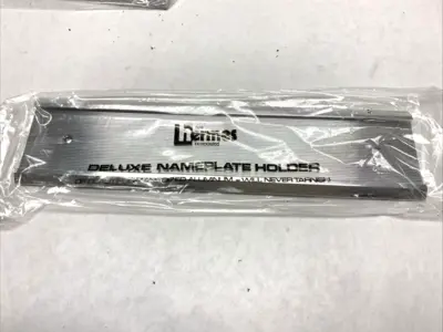 New | in-Stock Hermes Hermes Deluxe Wall Name Plate Holder Office Equipment Michigan US | Maverick Industrial Sales #1462852