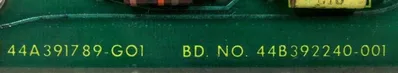 USED GENERAL ELECTRIC 44A391789-G01 PC BOARD 44A391789G01 44B392240-001 ACMD2B