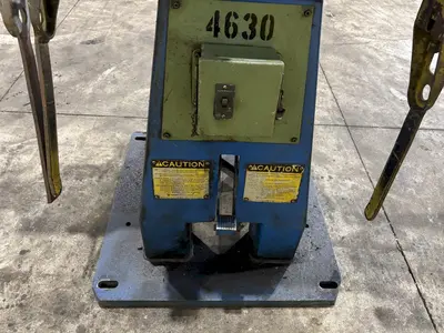 2,000 LBS X 12" LITTELL MODEL #20-12 DOUBLE END PULL OFF UNCOILER COIL REEL: STOCK #23709