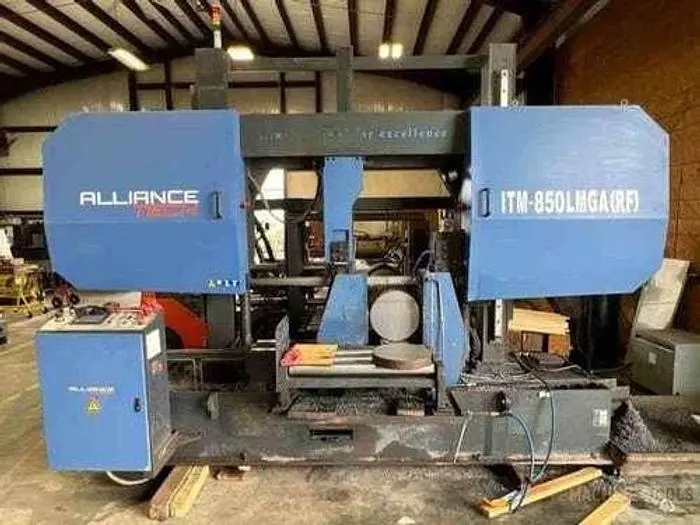Used 2018 ALLIANCE TECH ITM-850LMGA(RF) Horizontal Dual Column Band Saws US | VX Machinery #453483