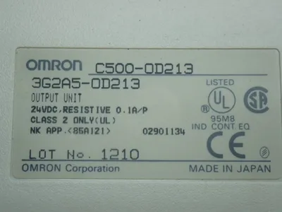 Used OMRON C5000D213 PLC Input & Output Ohio US | HGR 24 #907441