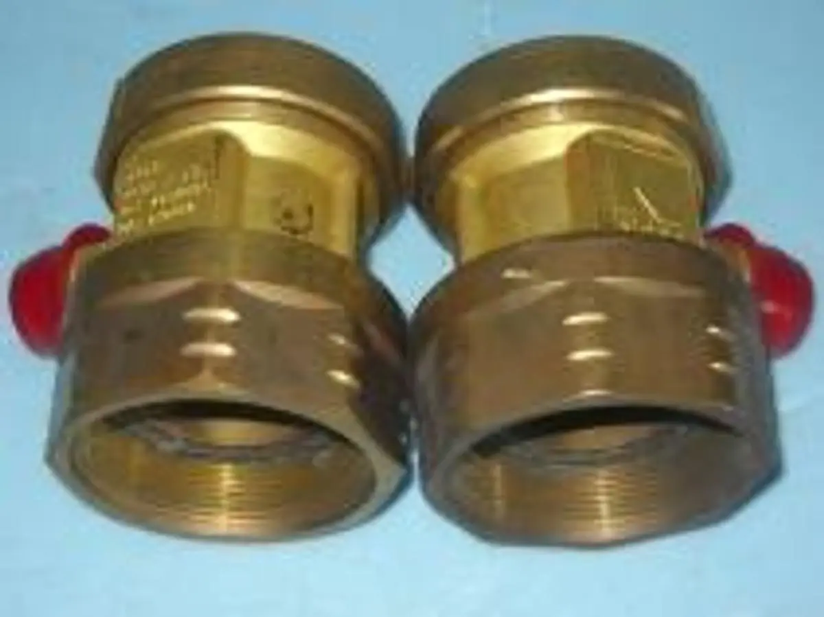 QTY. 2. KIDDE FITTINGS 2 &frac12;" NO MODEL# MADE ...