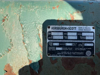 HORSBURGH & SCOTT  SIZE 155 D GEARBOX SPECIAL RATIO 36.4:1