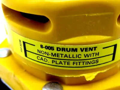 NEW JUSTRITE 8-005 DUAL ACTION DRUM VENT 8005