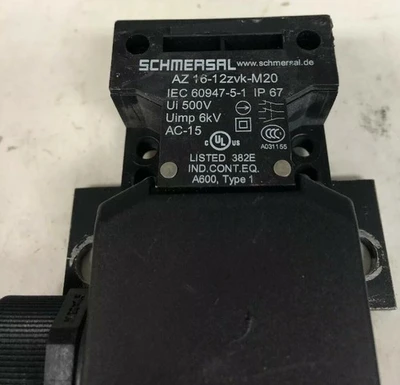 Used Schmersal AZ 16-12zvk-M20 Relays & Switches | J&J Industrial Supply #504508