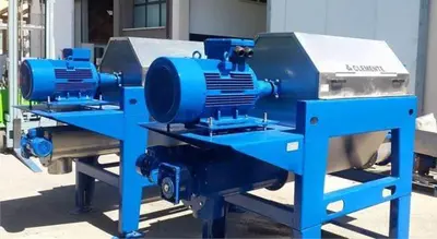 (3) Clemente Galaxy 2 olive pomace separators, 304SS.