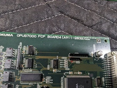 OKUMA OPUS7000 FCP CIRCUIT BOARD A911-2832 W/ A911-2840 FCP Sub Board