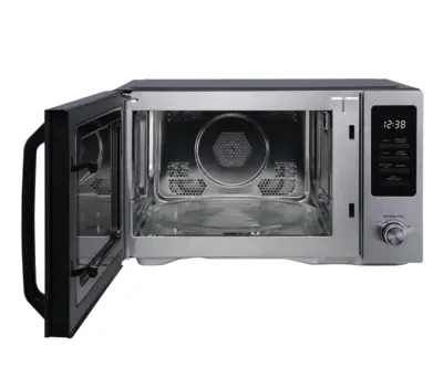 Magic Chef 1.0 CU. FT. COUNTERTOP COOKING IN STAINLESS AND BLACK WITH AIR FRYER