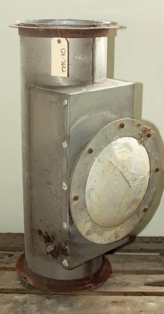SPC7682  Valve 12" diameter x 39" rupture disc or containment disc duct section with pressure relief and check valve