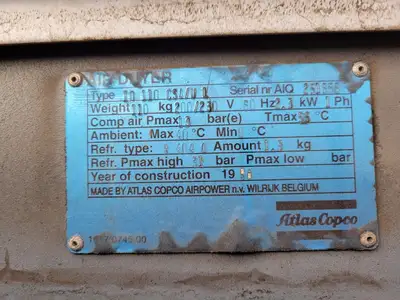 USED 1998 ATLAS COPCO GA 37