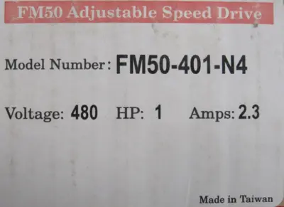 NEW TECO FM50-401-N4 DRIVE FM50401N4