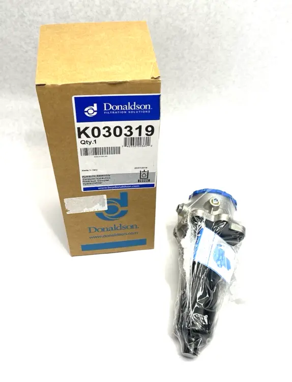 Used DONALDSON HYDRAULIC FILTER ASSEMBLY, 3/4-16 UN INLET SIZE, 20MM OUTLET Filters | Maverick Industrial Sales #1100475