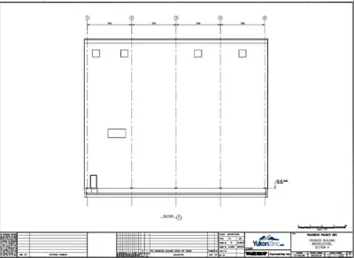 WARDROP Engineered Building, 98' x 52" x 74' height to Crane Rail