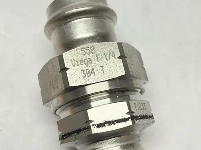 New | in-Stock Viega ProPress Stainless Steel Union 1" x 1" P1 x P2 Plumbing Equipment Michigan US | Maverick Industrial Sales #1483156