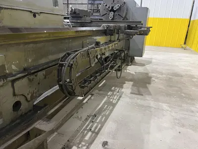 27" x 84" HERCULES AJAX MODEL #HR2000 #25 HEAVY DUTY GAP BED ENGINE LATHE, 4" HOLE: STOCK #19837