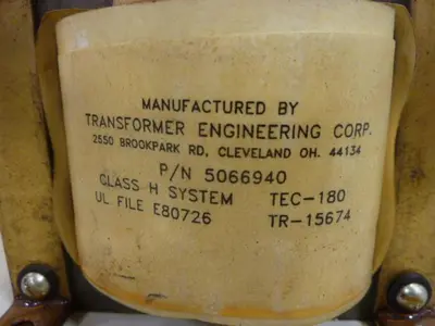 USED TRANSFORMER ENGINEERING 5066940
