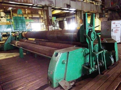 TOS 4-rolls Plate Bending Rolls, in good usedcondition