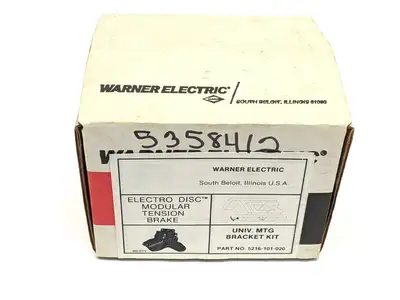 USED WARNER ELECTRIC TENSION BRAKE UNIVERSAL MOUNTING BRACKET KIT