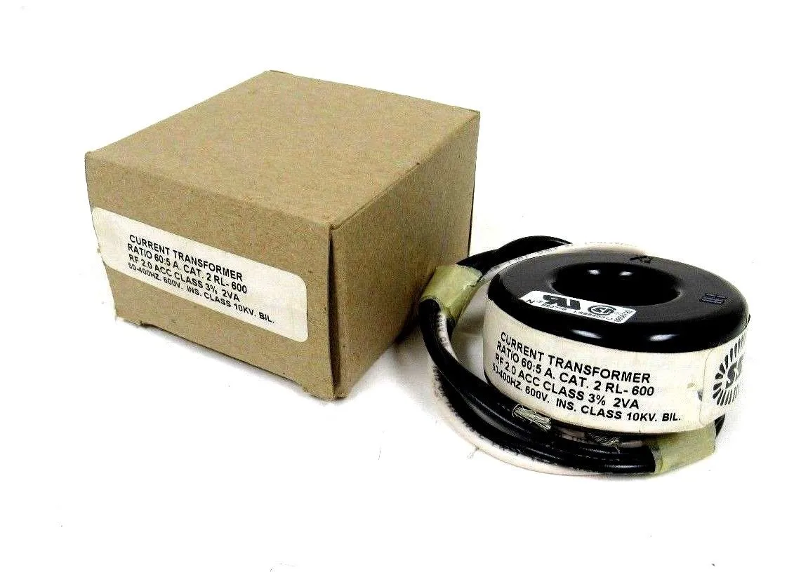 NEW SSI 2RL-600 CURRENT TRANSFORMER 2RL600 RATIO 60:5 50-400HZ