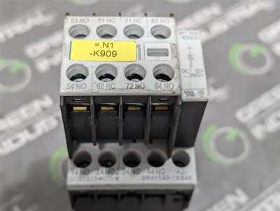 Lot of 5 Siemens 3RH1140-1BB40 SIRIUS Contactor Assemblies 10A Used