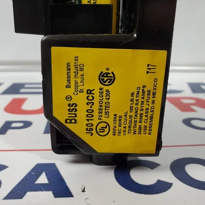 Used Bussmann J60100-3CR Misc Industrial Equipment California US | American Industrial Supply Co. #1566529