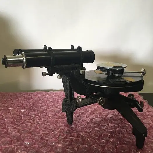AMERICAN OPTICAL SPENCER SPECTROMETER, COLLIMATOR & TELESCOPE MODEL #3340