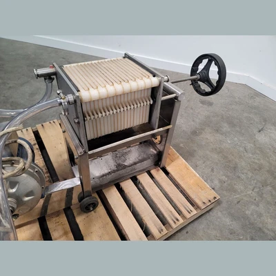 Stainless Steel Laboratory Filter Press with Pump