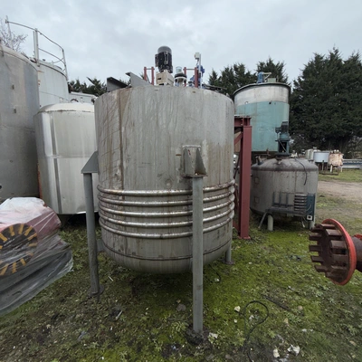 8,000L Stainless Steel Paddle Mix Tank – 7.5 kW