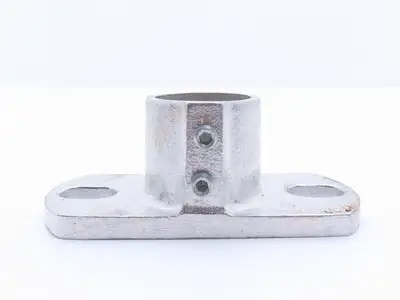 Hollaender 46-7 1-1/4 Speed-Rail Base Flange 1-1/4" Pipe Fits 1.66" OD Lot of 5