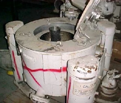 Tolhurst 20 x 12 perforate basket centrifuge, 316SS.