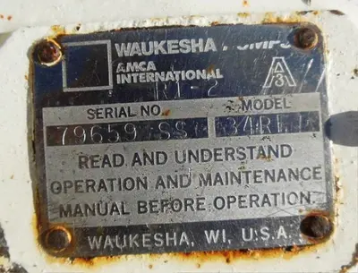 USED WAUKESHA 34RF