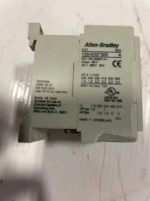Allen-Bradley 100-K05D300 Ser A Mini IEC Contactor 110/120V 3NO 1NC -NIB